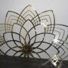 Backdrop - Lotus Wall - Gold Trim