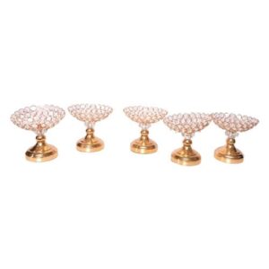 Crystal Vase - Gold