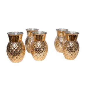 Pineapple Vase - Gold