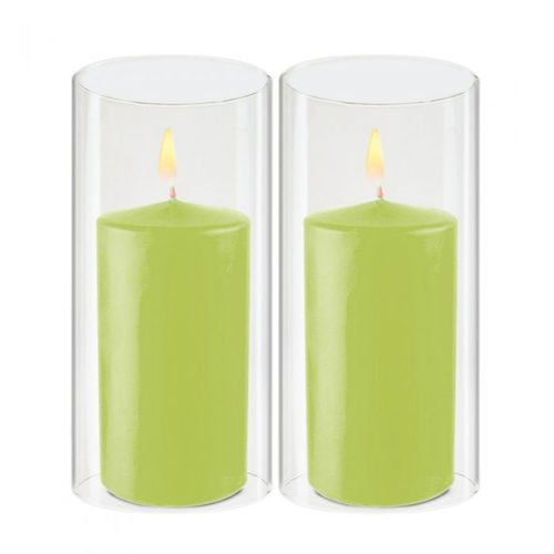 Open End Hurricane Candle Lamp Shade Cover (6 X 3 Inch)