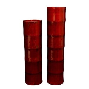 Red Bone Skin Luminate Vase