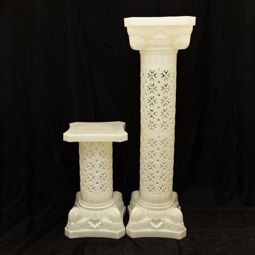 White Wedding Roman Column