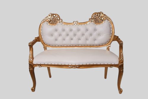 Love Seat Throne Chair (White)