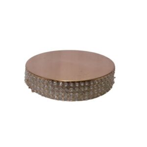 Cake Stand - Gold Sparkle Rims