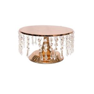 Cake Stand - Crystal Gold