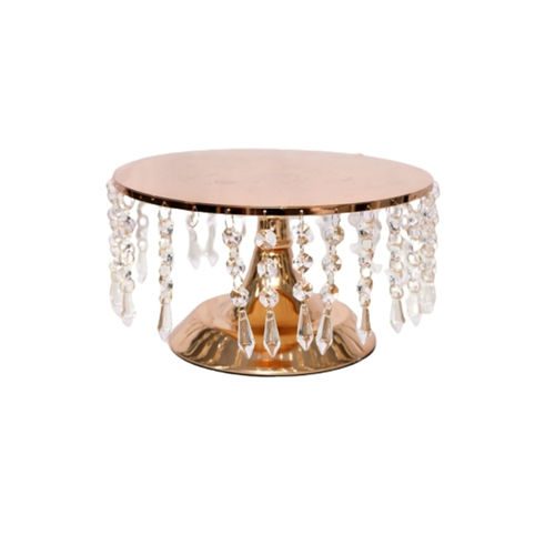 Cake Stand - Crystal Gold