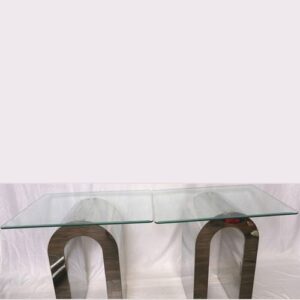 U Vase Glass - Silver