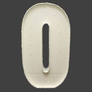 Led 3Ft-Lighted Marquee (Number Zero)