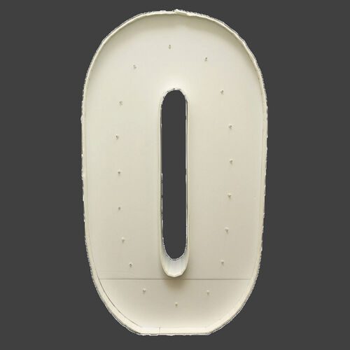 Led 3Ft-Lighted Marquee (Number Zero)