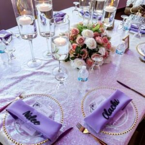 Table Setting And Decoration (In House) - Option 1 - Per Table