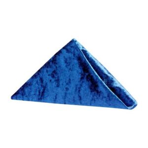 W08-000-016 Velvet 20"x20" Linen Napkin - Royal Blue