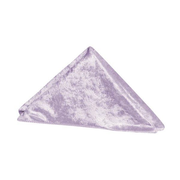 W08-000-017 Velvet 20"x20" Linen Napkin - Wisteria