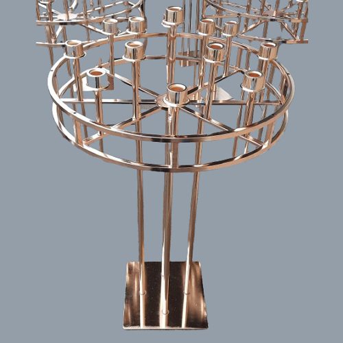 13 Head Metal Candle Holder - Gold