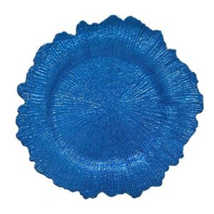 Reef Acrylic Plastic Charger Plate - Baby Blue