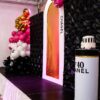 Wedsblog Events_Harwin, Shenell 40th Birthday 2025 09 Event Stage Decoration