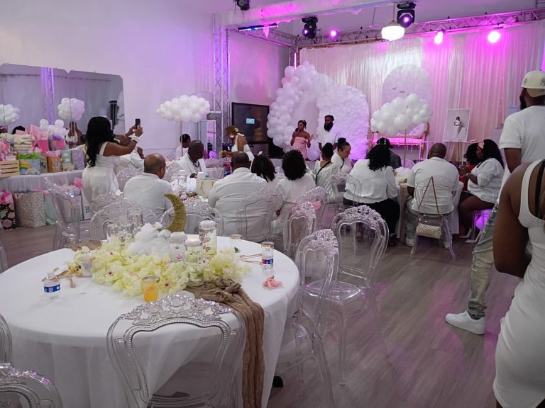Upscale White Luxury Baby Shower In Houston