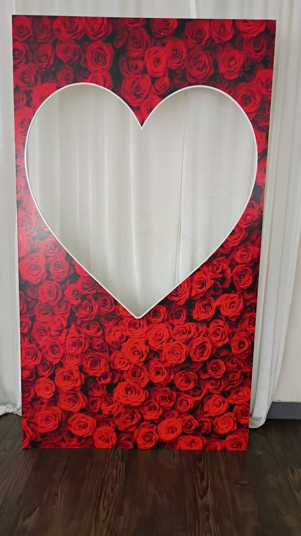 Backdrop - Red Heart Wall
